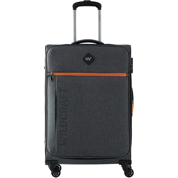 Wildcraft Capella Anthracite Black Travel Suitcase (12214)-Large